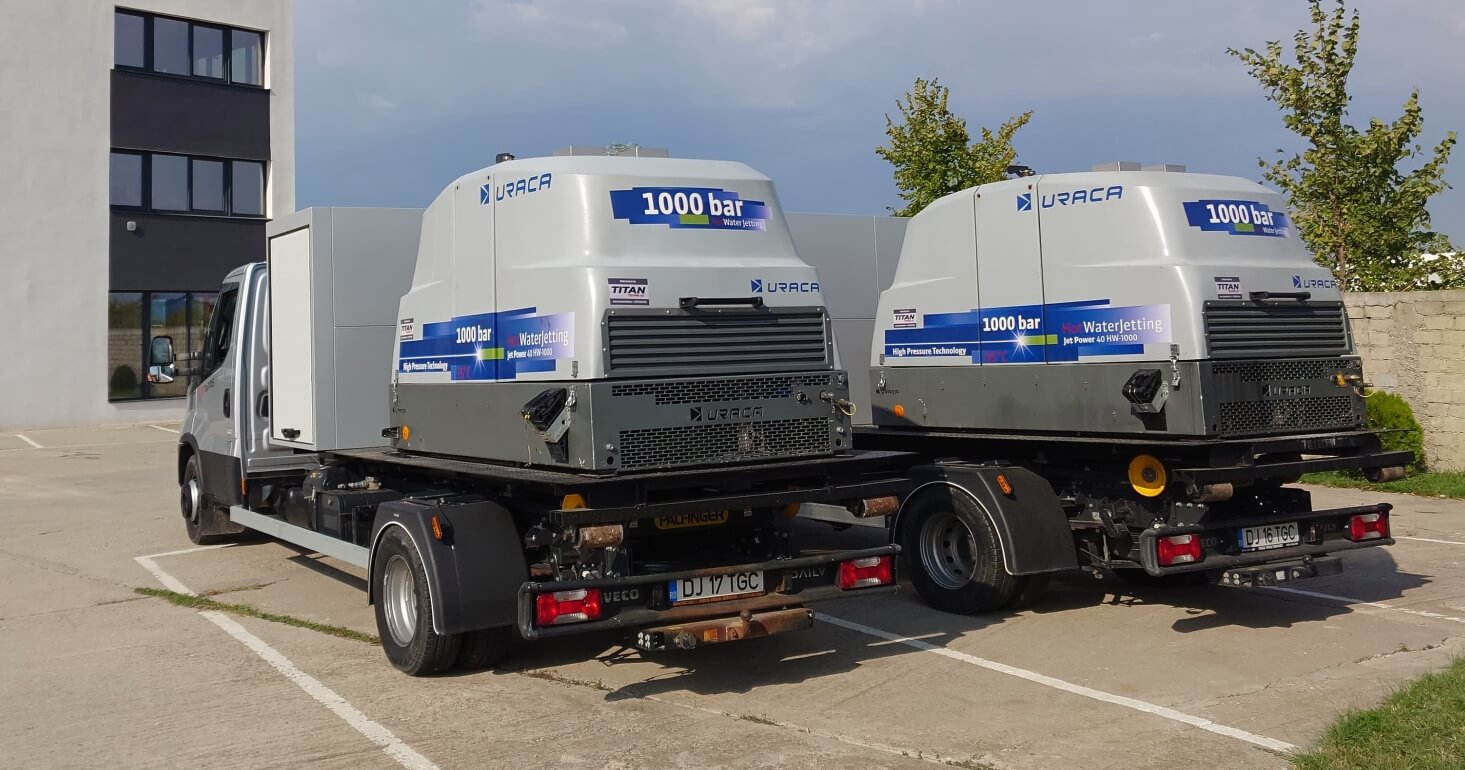 Hidrocuratare si hidrosablare cu UHP