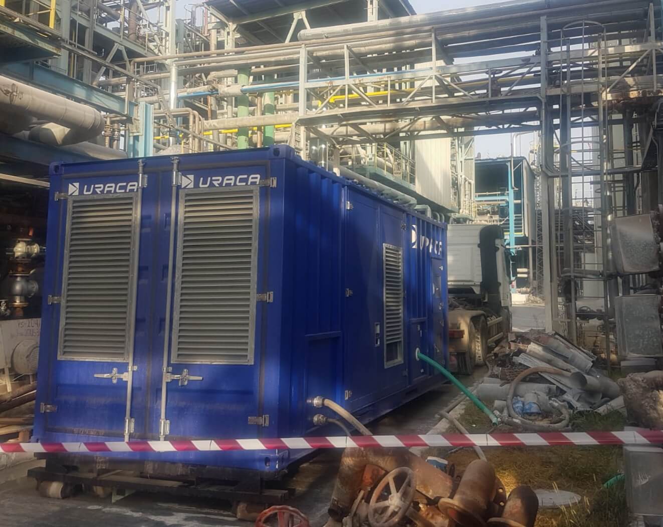 Hidrocuratare si hidrosablare cu UHP